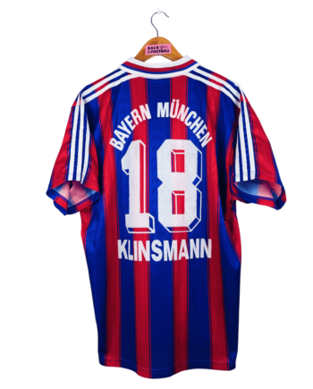 maillot vintage domicile Bayern Munich 1995/1997 floqué Klinsmann #18