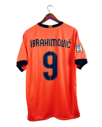 maillot vintage extérieur Barcelone 2009/2010 floqué Ibrahimović #9