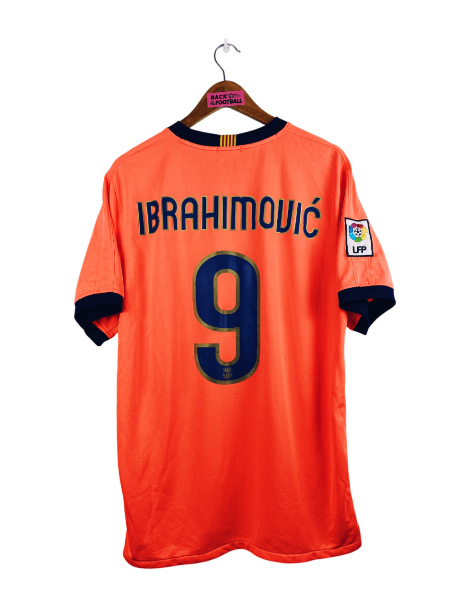 maillot vintage extérieur Barcelone 2009/2010 floqué Ibrahimović #9