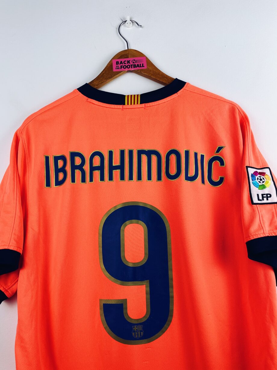 maillot vintage extérieur Barcelone 2009/2010 floqué Ibrahimović #9