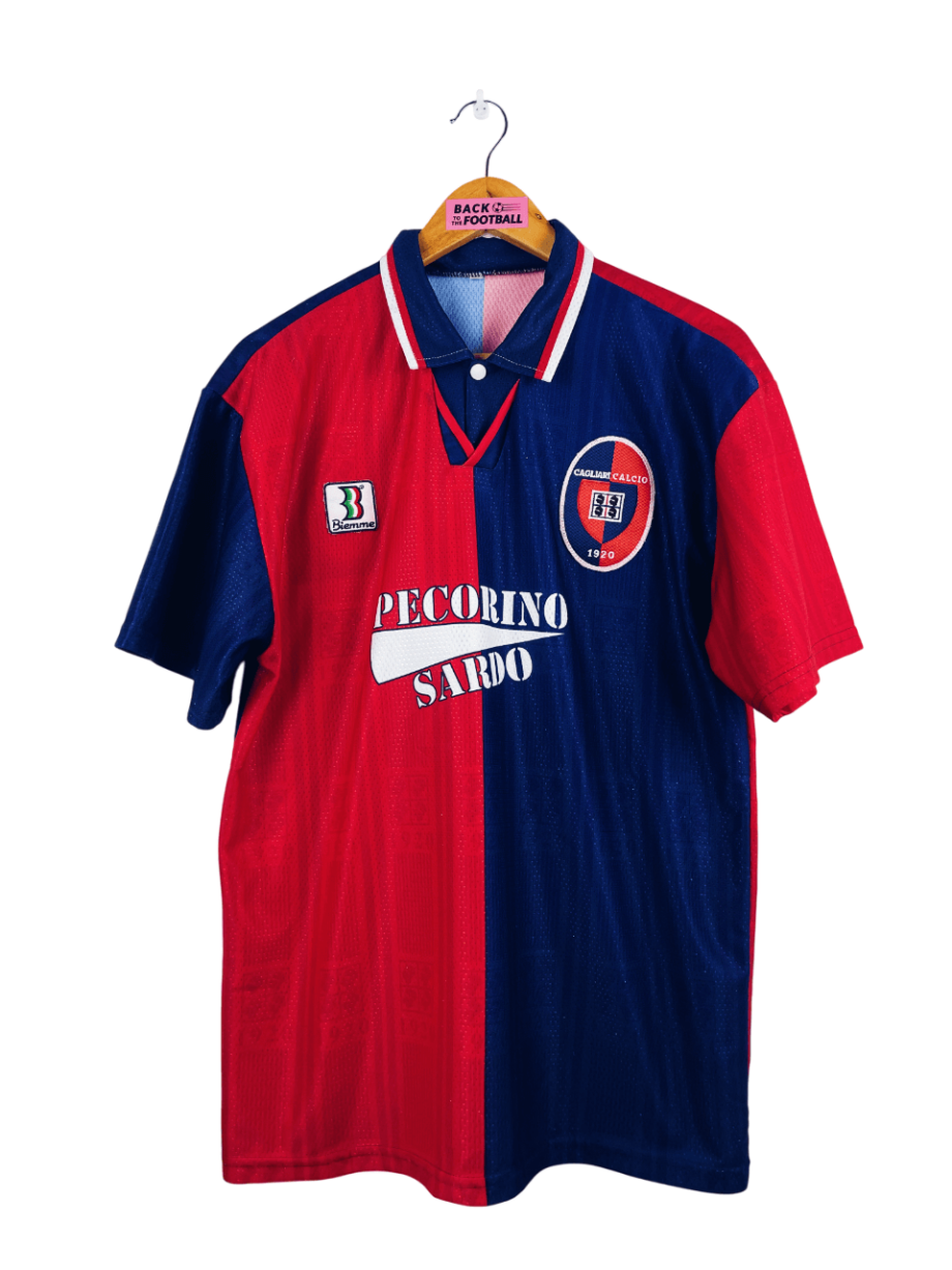 maillot vintage domicile Cagliari 1998/1999