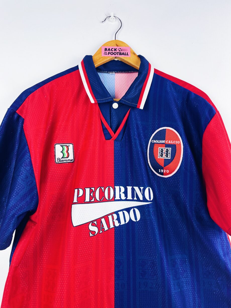 maillot vintage domicile Cagliari 1998/1999