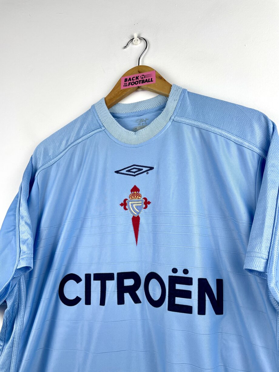 maillot vintage third Celta Vigo 2003/2004 floqué Caceres #4