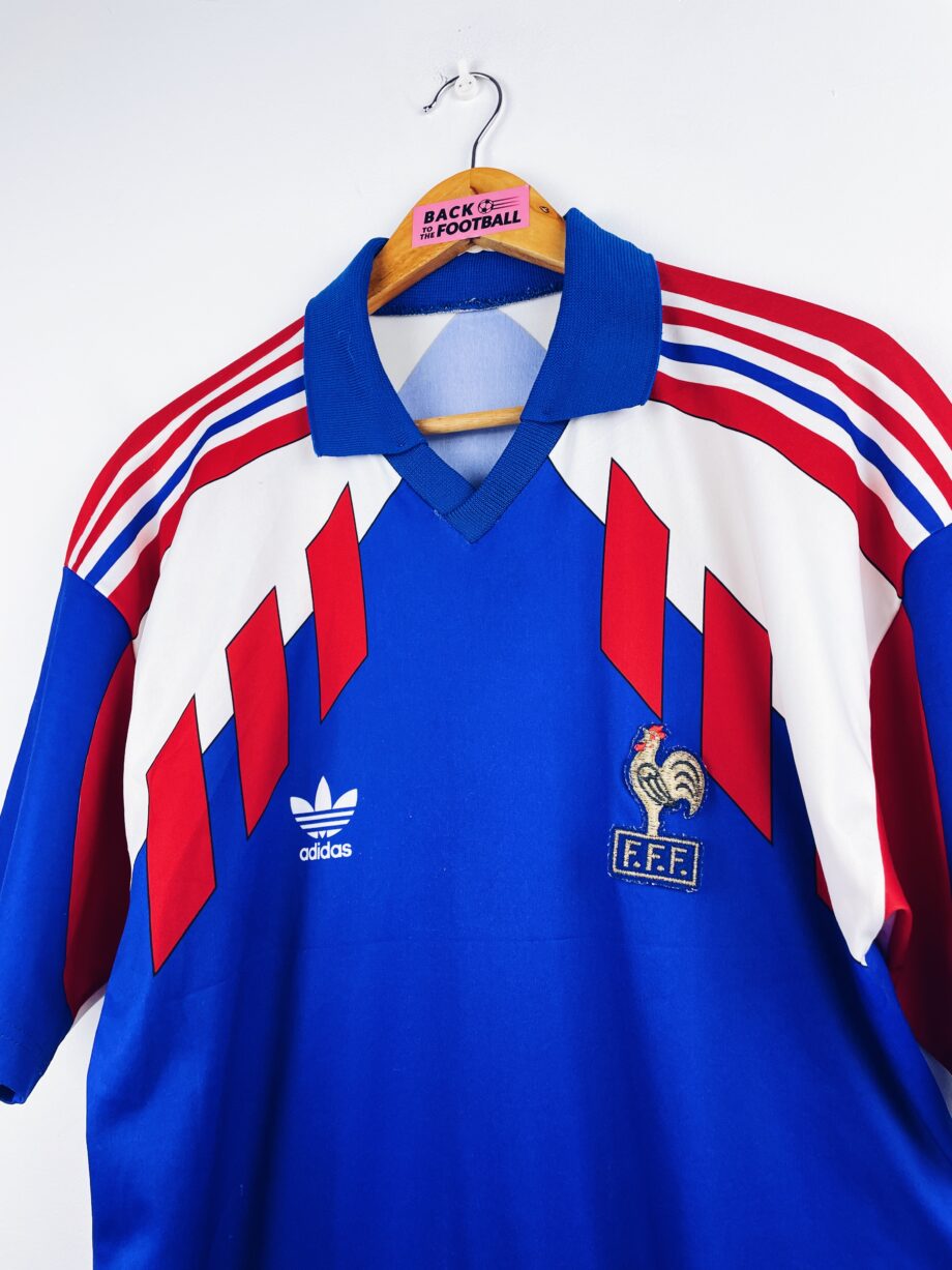 maillot vintage domicile équipe de France 1990