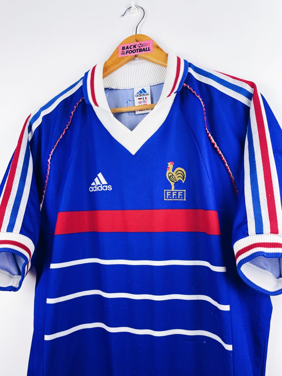 maillot vintage domicile équipe de France 1998