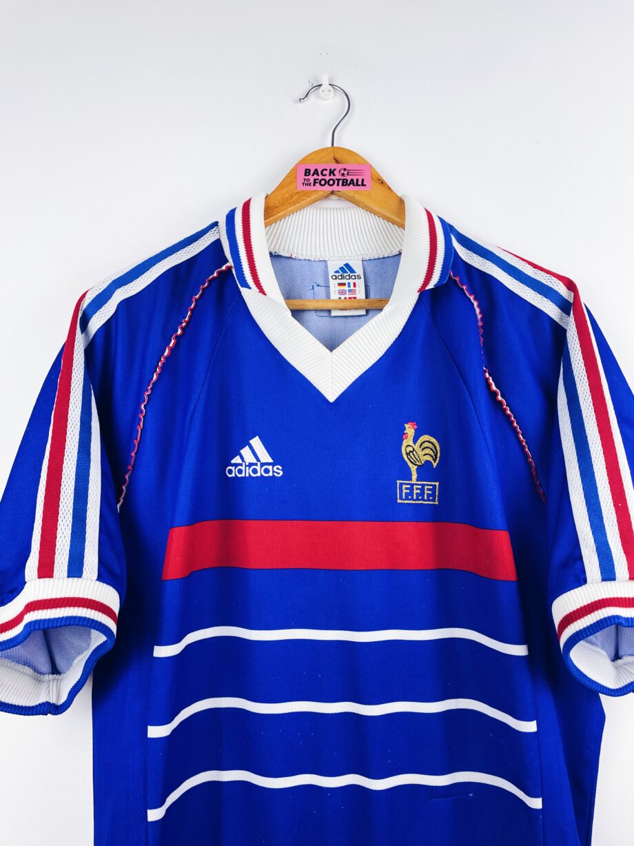 maillot vintage domicile équipe de France 1998