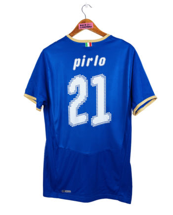 maillot vintage domicile Italie 2008 floqué Pirlo #21