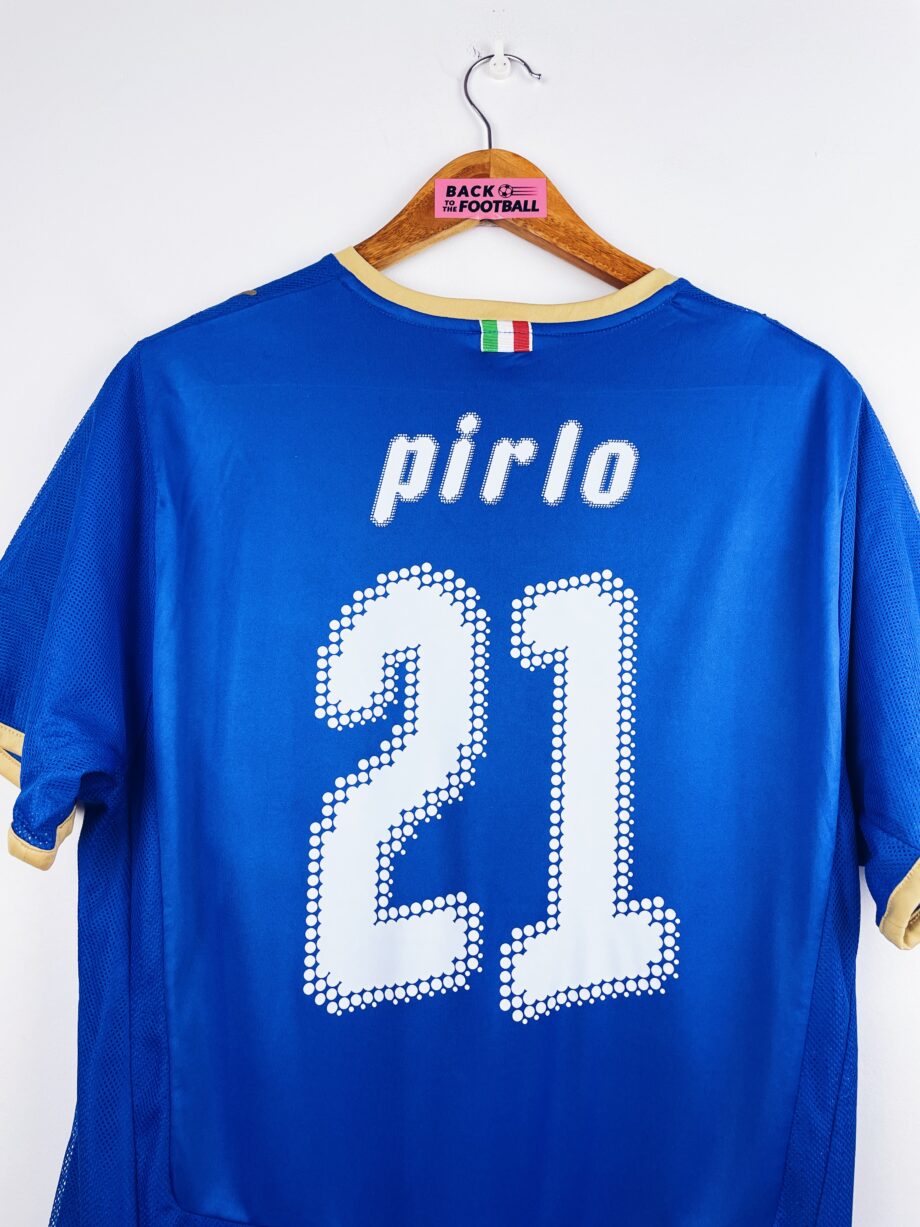 maillot vintage domicile Italie 2008 floqué Pirlo #21