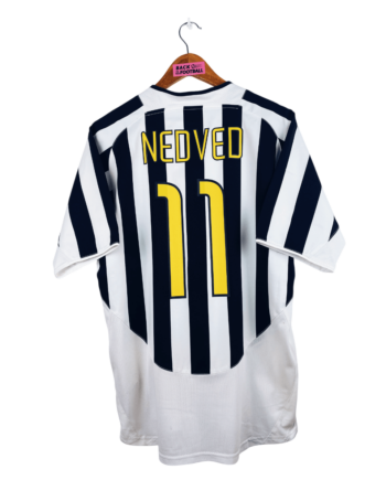 maillot vintage domicile Juventus 2003/2004 floqué Nedved #11