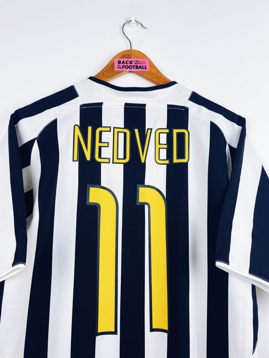 maillot vintage domicile Juventus 2003/2004 floqué Nedved #11