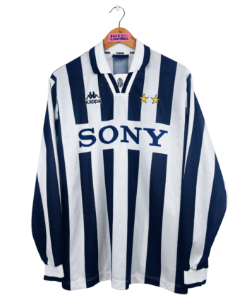 maillot vintage domicile Juventus 1995/1996 manches longues