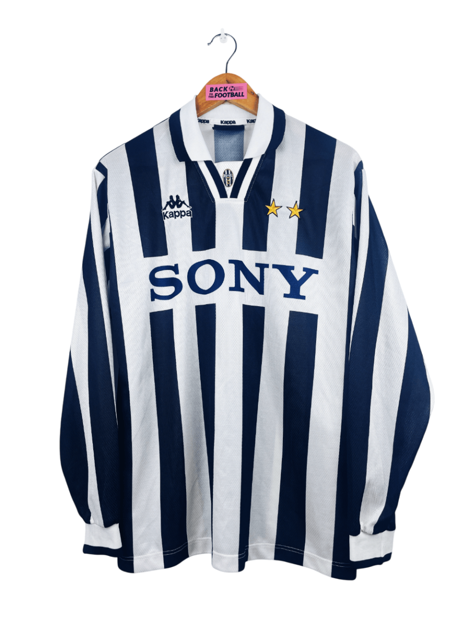 maillot vintage domicile Juventus 1995/1996 manches longues