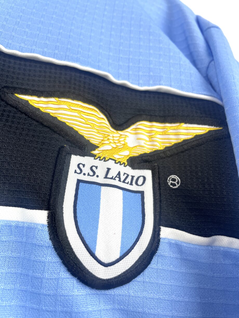 maillot vintage domicile Lazio Rome 1998/2000 manches longues