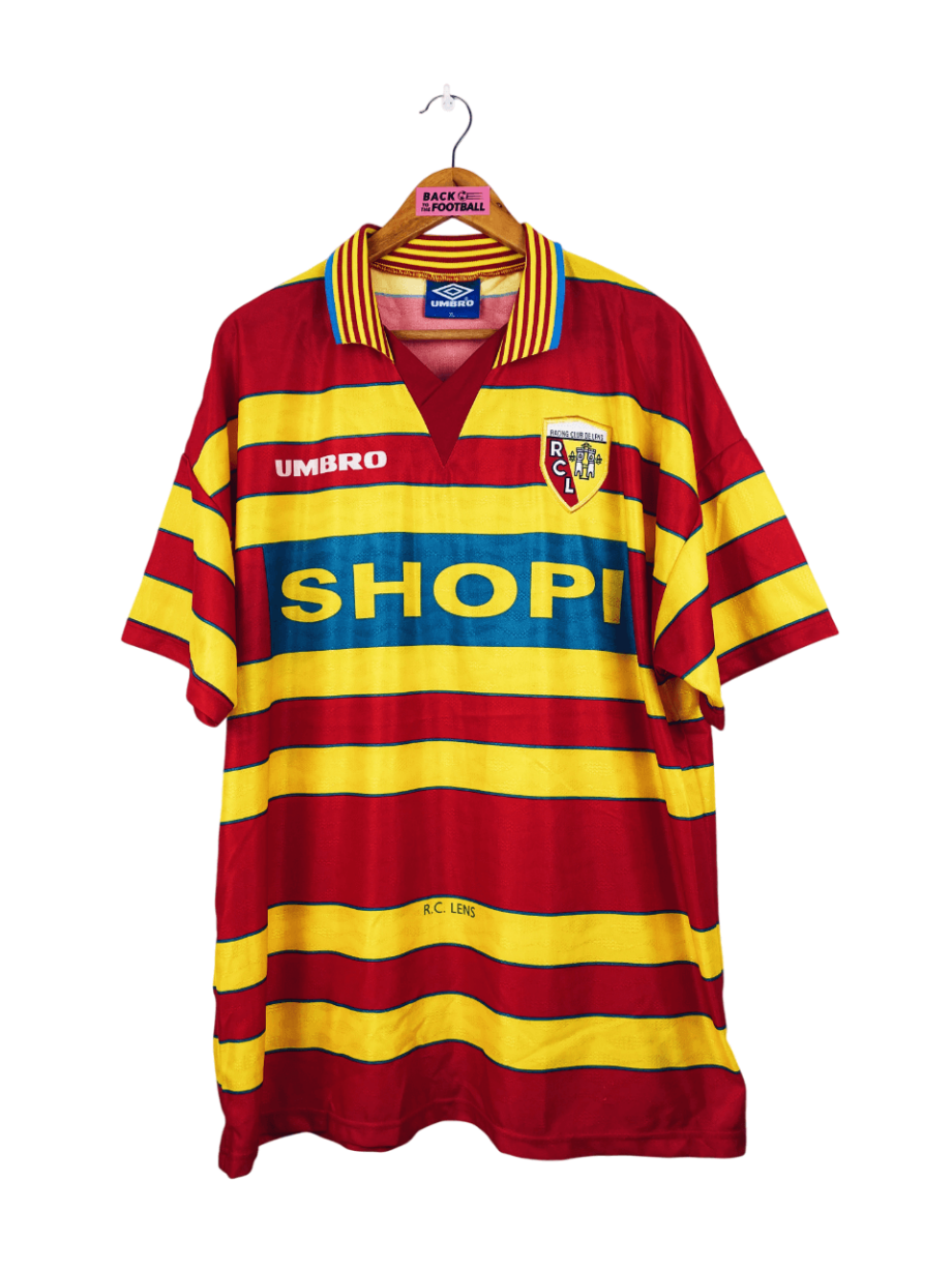 maillot vintage domicile RC Lens 1996/1997