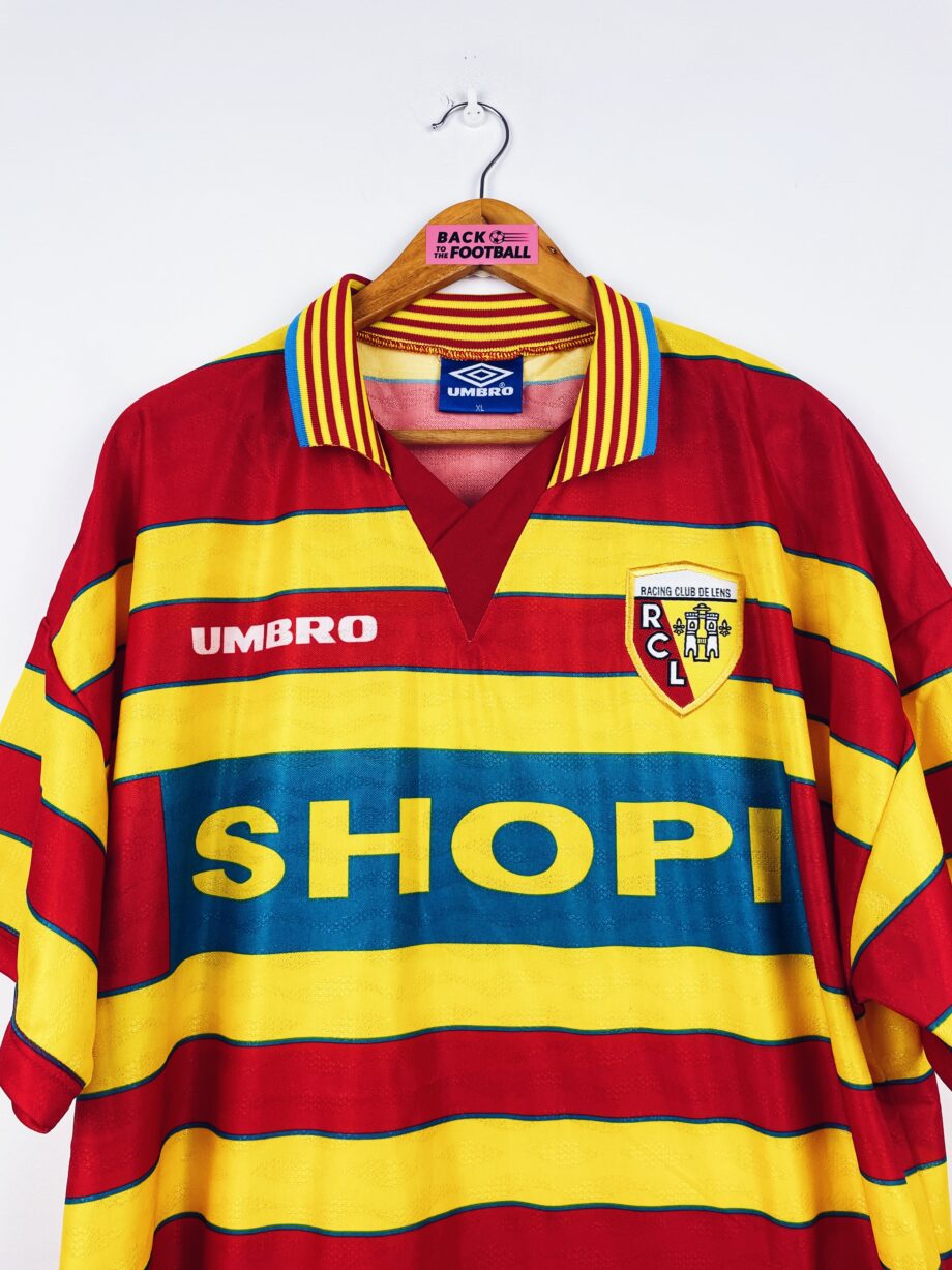 maillot vintage domicile RC Lens 1996/1997