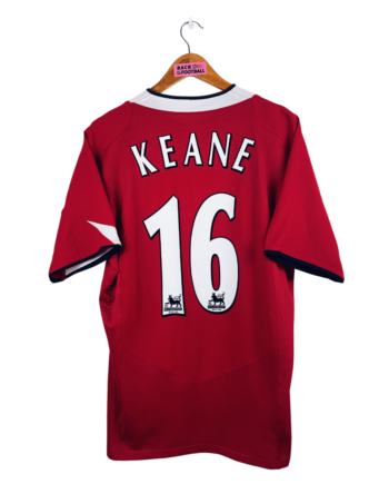 maillot vintage domicile Manchester United 2004/2006 floqué Keane #16