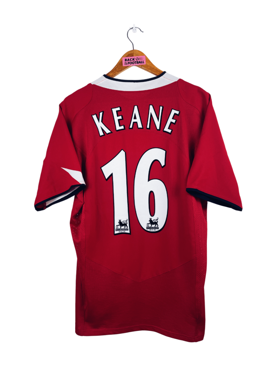 maillot vintage domicile Manchester United 2004/2006 floqué Keane #16