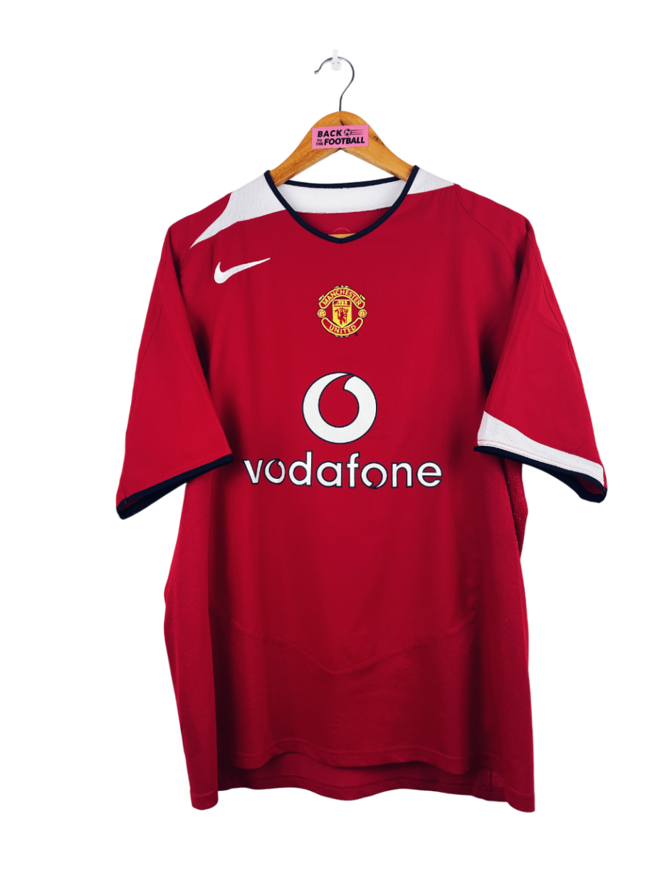 maillot vintage domicile Manchester United 2004/2006 floqué Keane #16