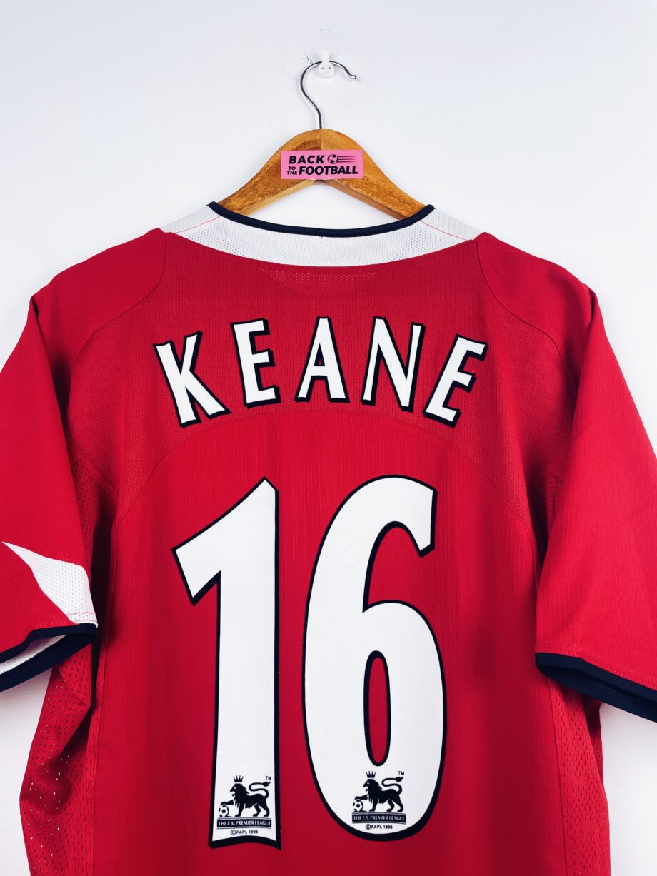 maillot vintage domicile Manchester United 2004/2006 floqué Keane #16