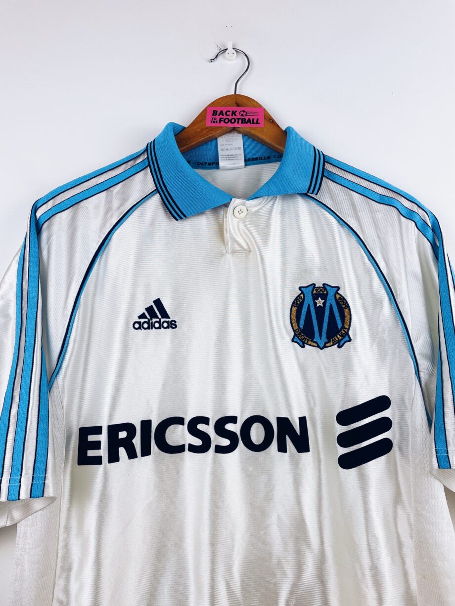 maillot vintage domicile de l'OM 1998/1999 centenaire