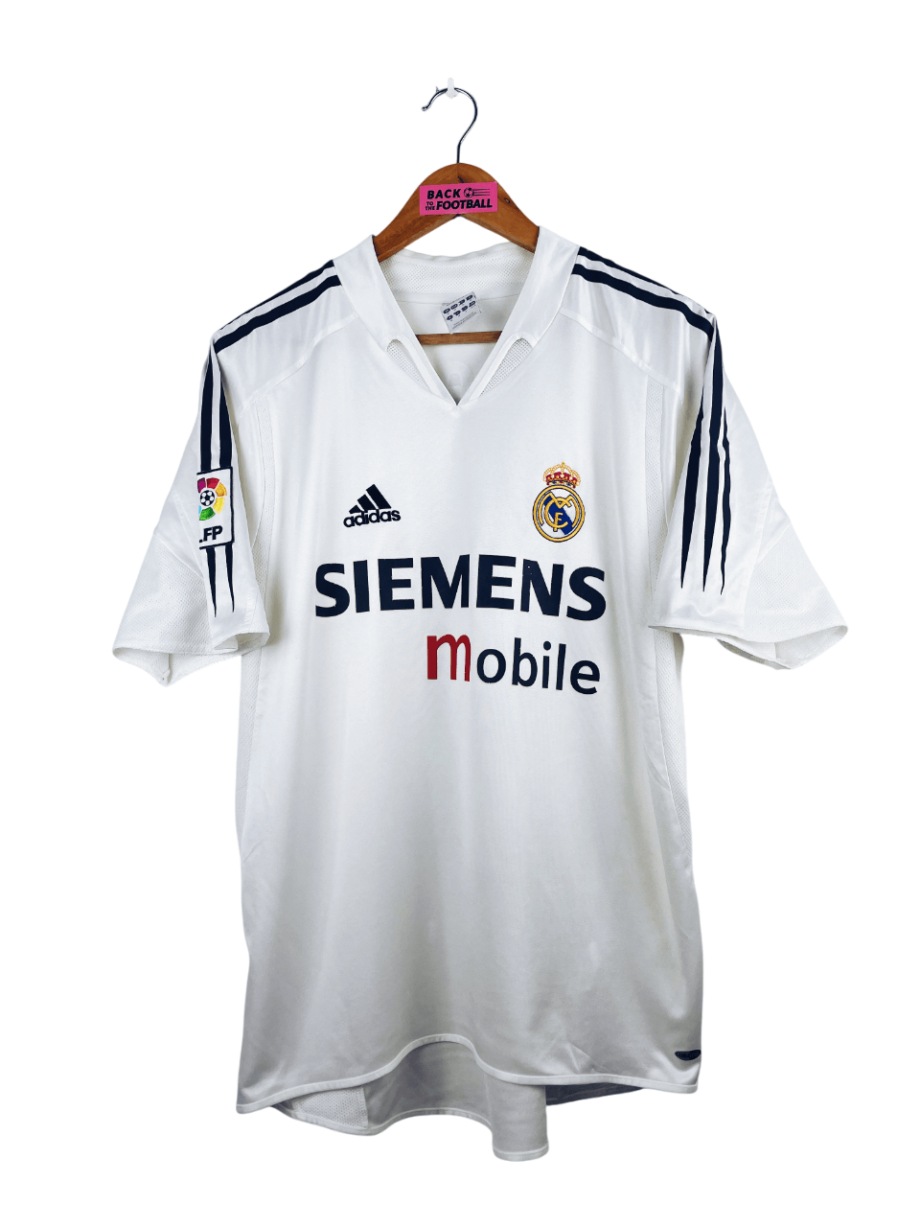 maillot vintage domicile Real Madrid 2004/2005 floqué Zidane #5