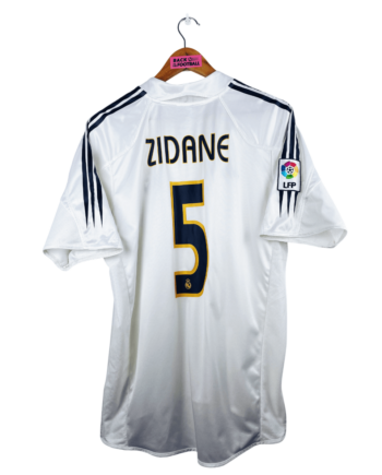 maillot vintage domicile Real Madrid 2004/2005 floqué Zidane #5