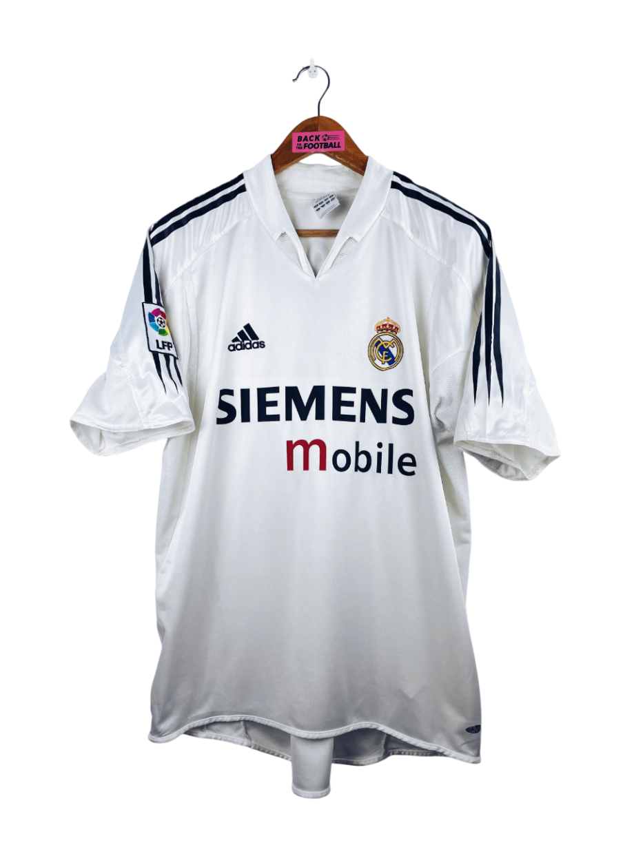 maillot vintage domicile Real Madrid 2004/2005 floqué Zidane #5