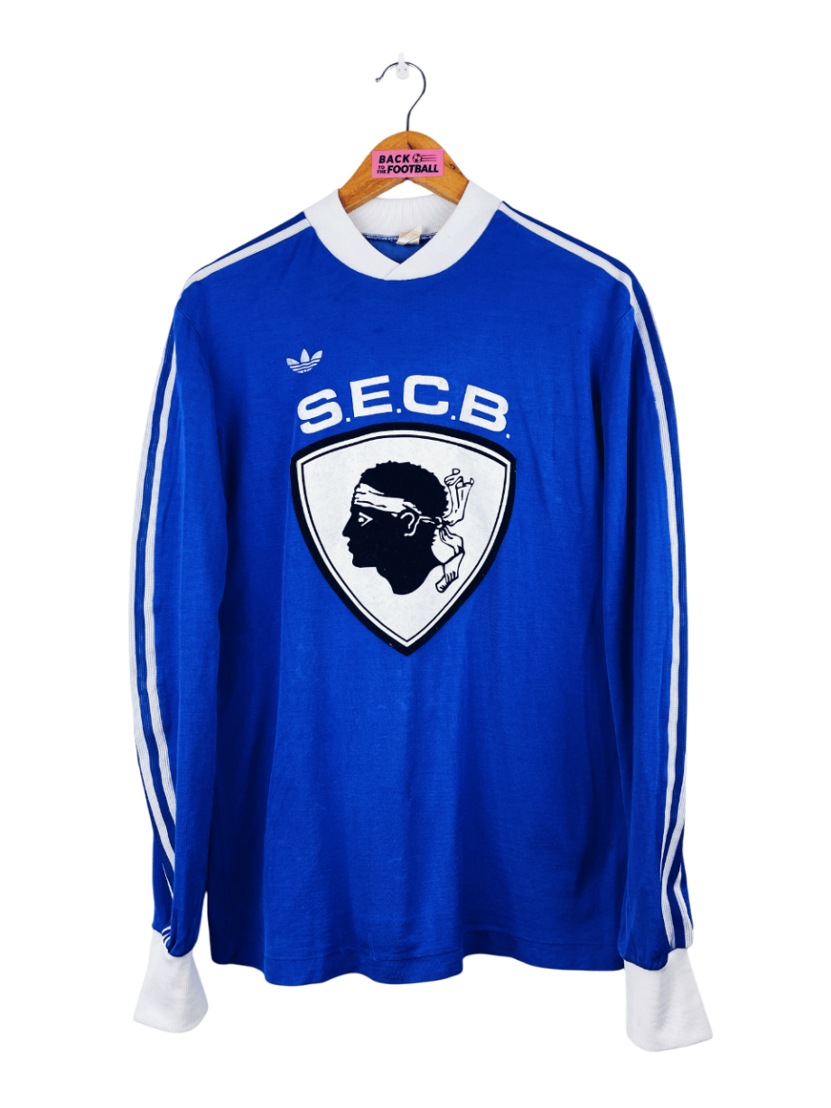 maillot vintage domicile SC Bastia 1977/1978 manches longues