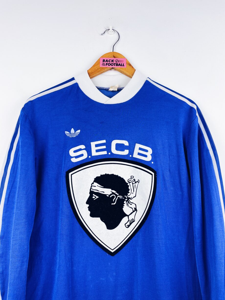 maillot vintage domicile SC Bastia 1977/1978 manches longues