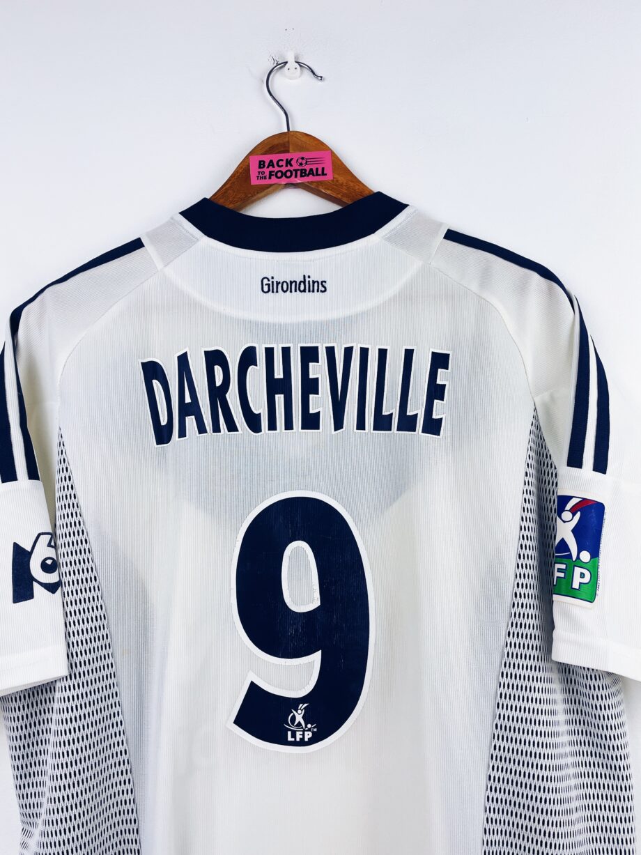 maillot vintage extérieur Girondins de Bordeaux 2002/2003 floqué Darcheville #9