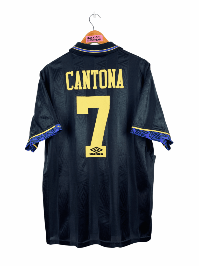 Manchester United 1996 1997 Third Football Shirt Jersey Umbro Size M CANTONA #7