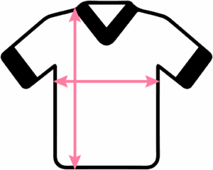 mesures maillot vintage