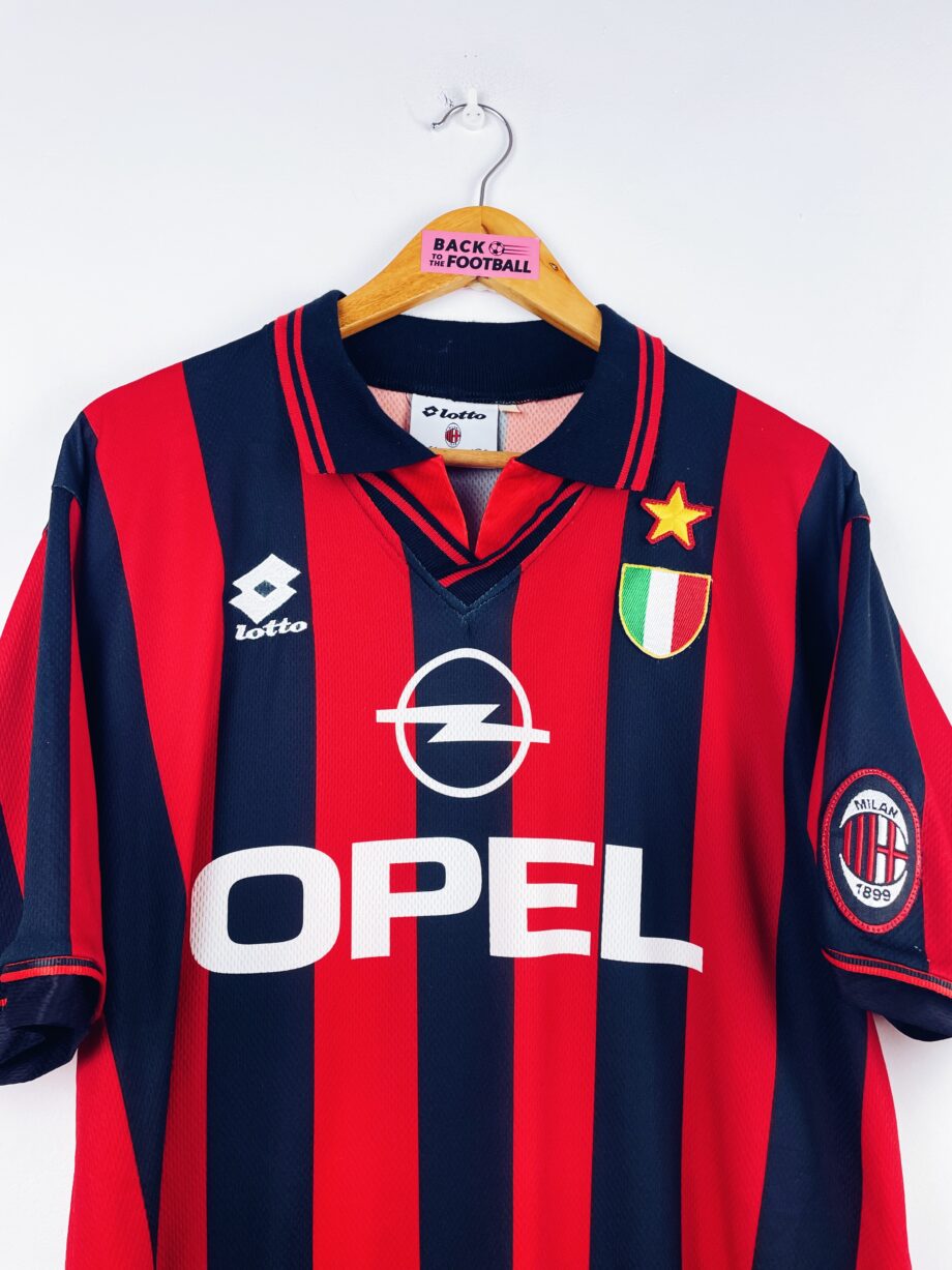 maillot vintage domicile AC Milan 1996/1997