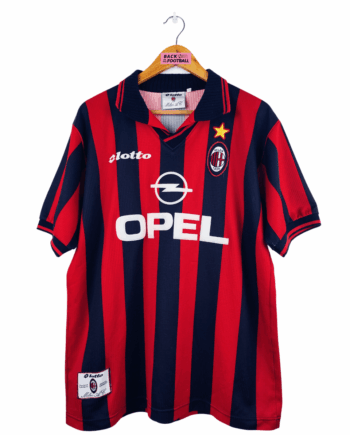 maillot vintage domicile AC Milan 1997/1998