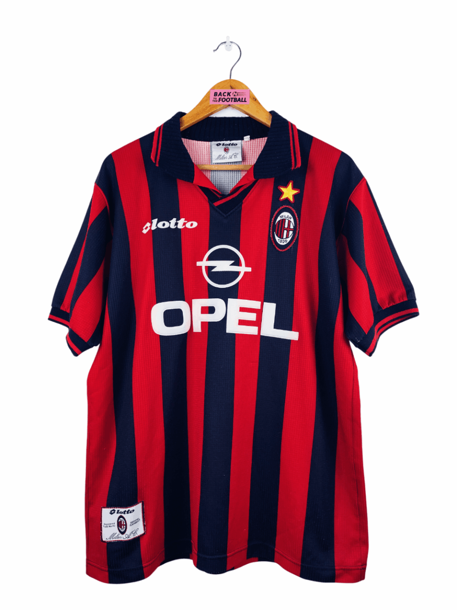 maillot vintage domicile AC Milan 1997/1998