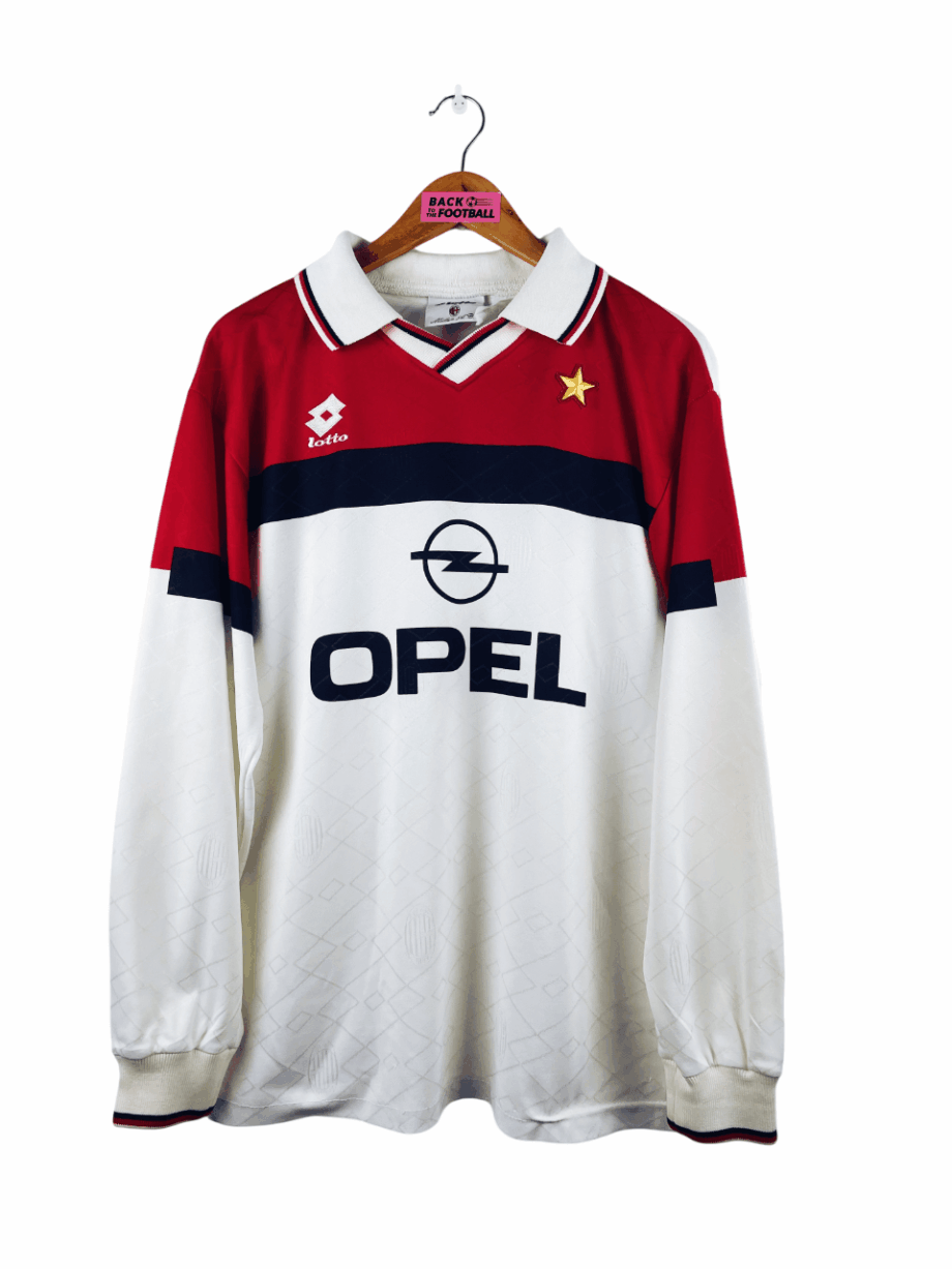 maillot vintage extérieur AC Milan 1994/1995 manches longues