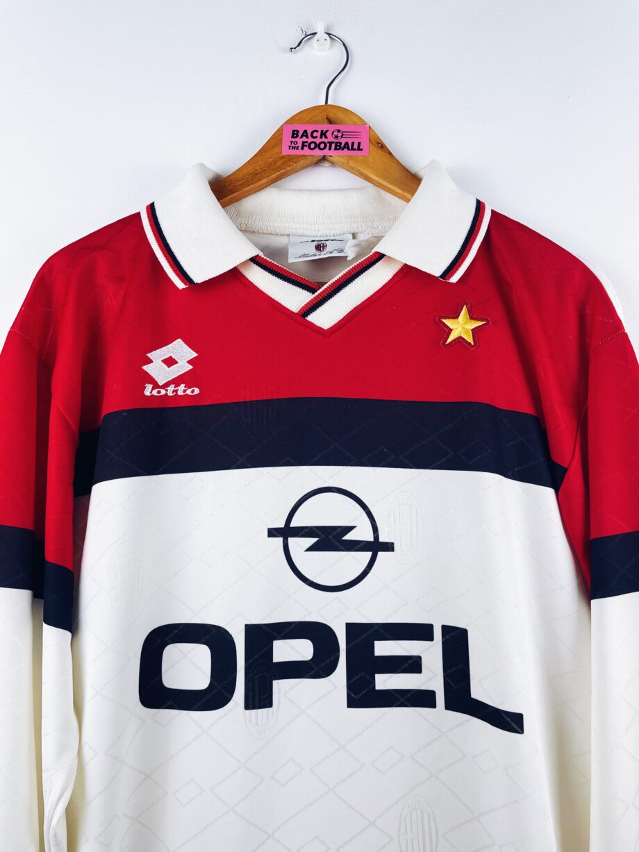 maillot vintage extérieur AC Milan 1994/1995 manches longues