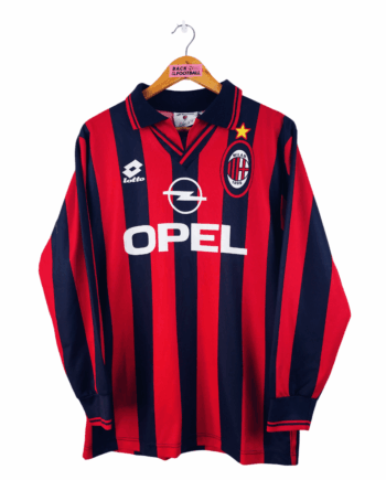maillot vintage domicile AC Milan 1995/1996 manches longues