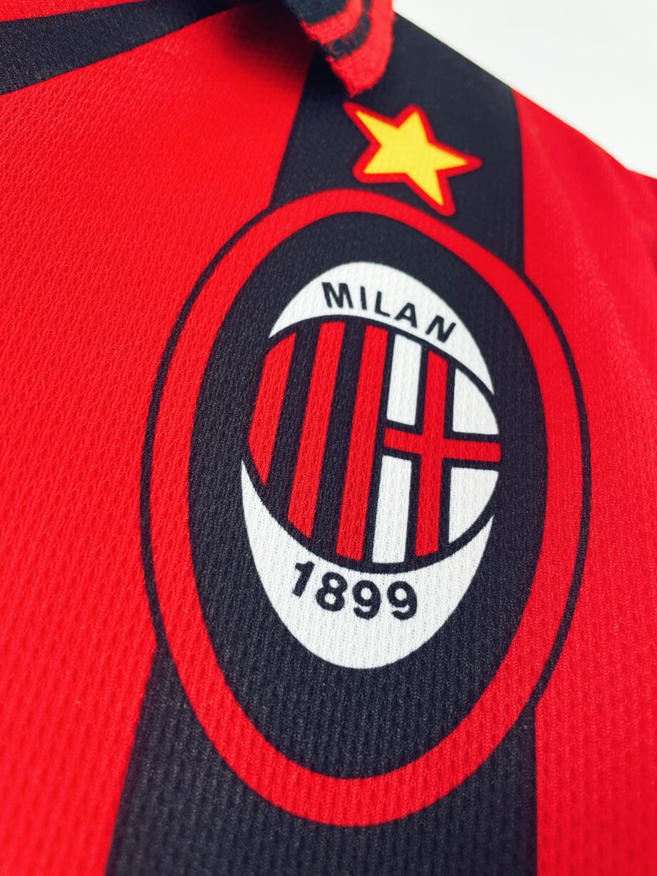 maillot vintage domicile AC Milan 1995/1996 manches longues