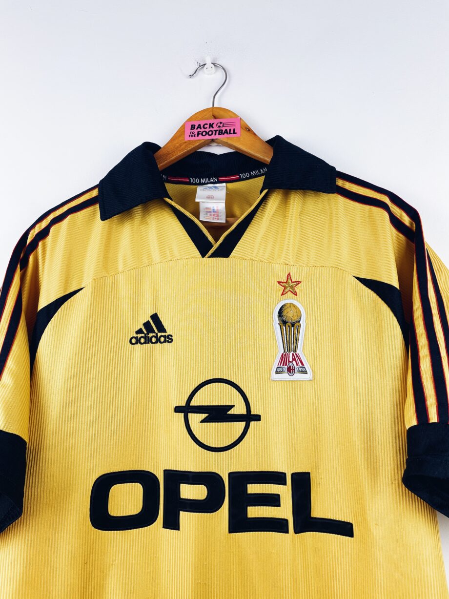 maillot vintage 4th AC Milan 1999/2000 centenaire