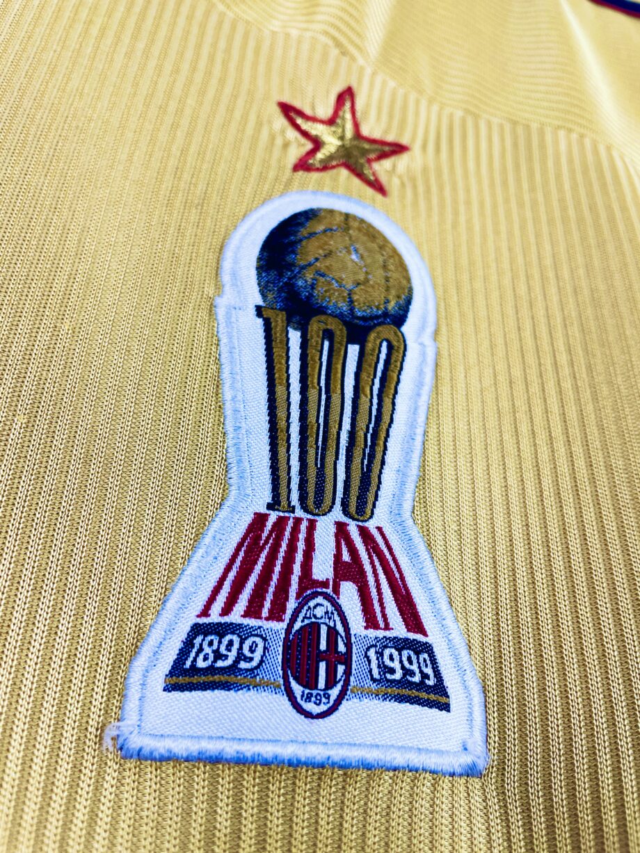 maillot vintage 4th AC Milan 1999/2000 centenaire