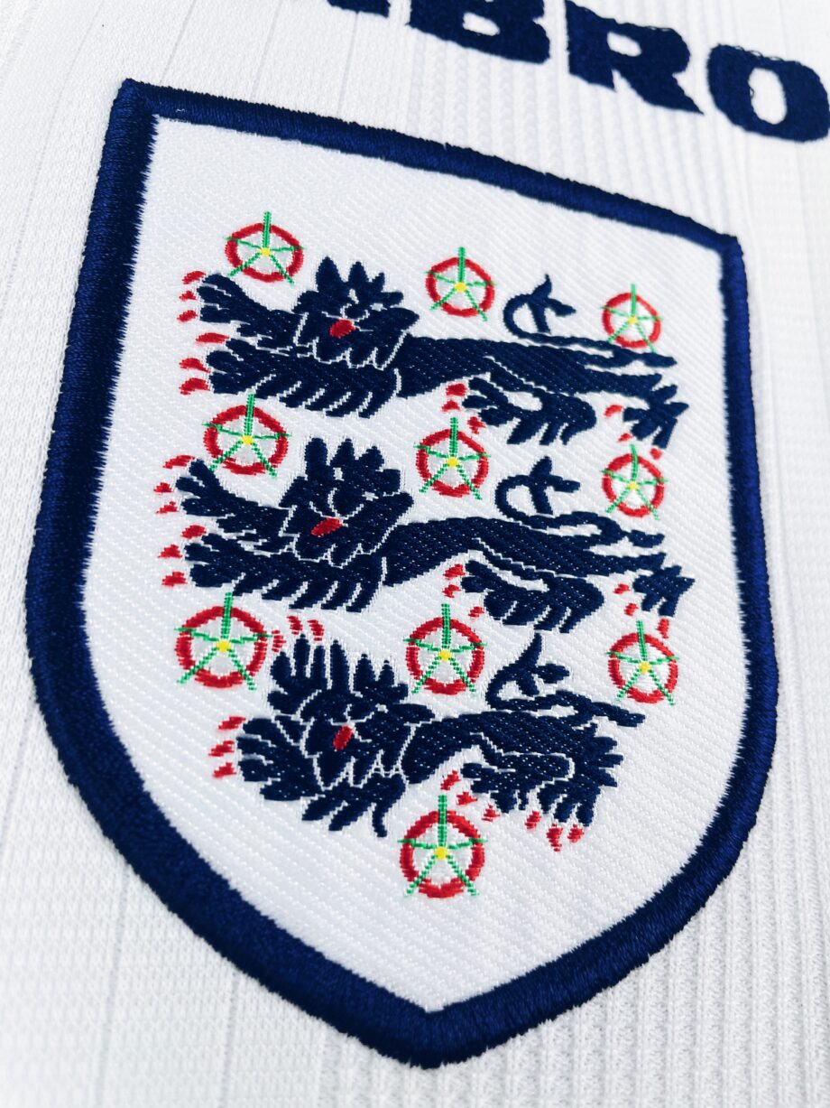 maillot vintage domicile Angleterre 1995/1997 floqué Gascoigne #8