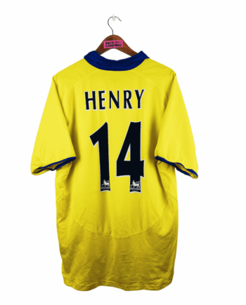 maillot vintage extérieur Arsenal 2003/2005 floqué Henry #14