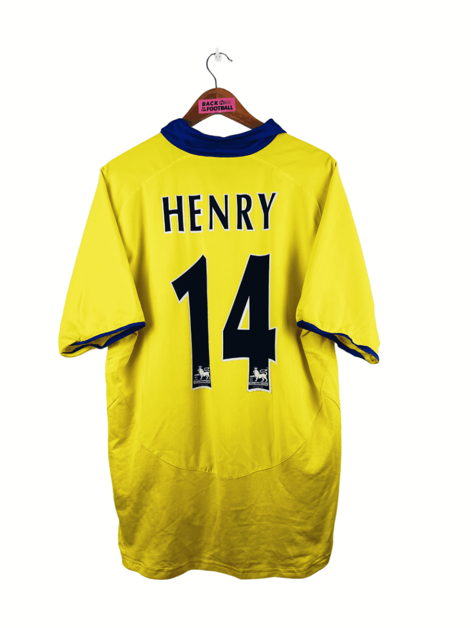 maillot vintage extérieur Arsenal 2003/2005 floqué Henry #14