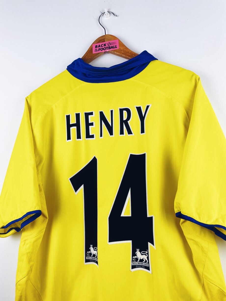 maillot vintage extérieur Arsenal 2003/2005 floqué Henry #14