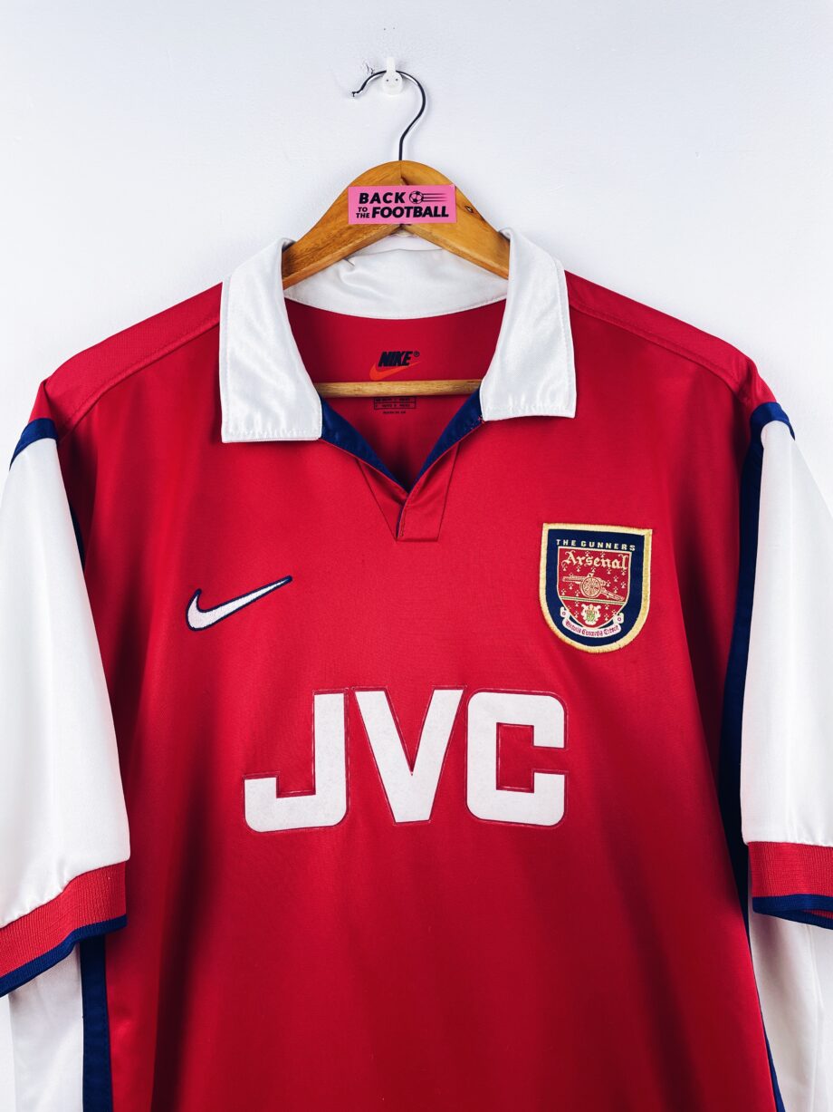 maillot vintage domicile Arsenal 1998/1999 floqué Anelka #9