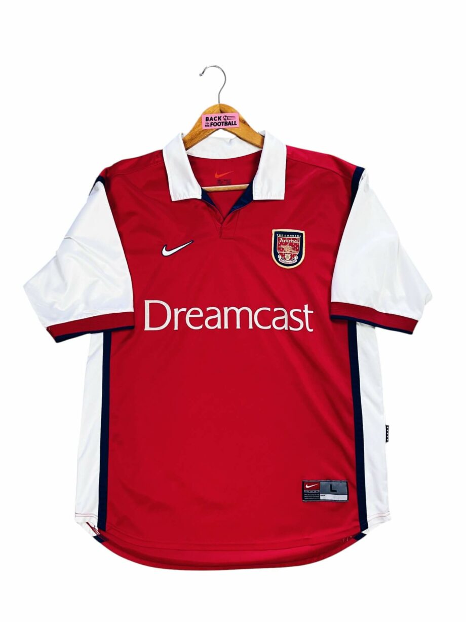 maillot vintage domicile Arsenal 1999/2000 floqué Henry #14