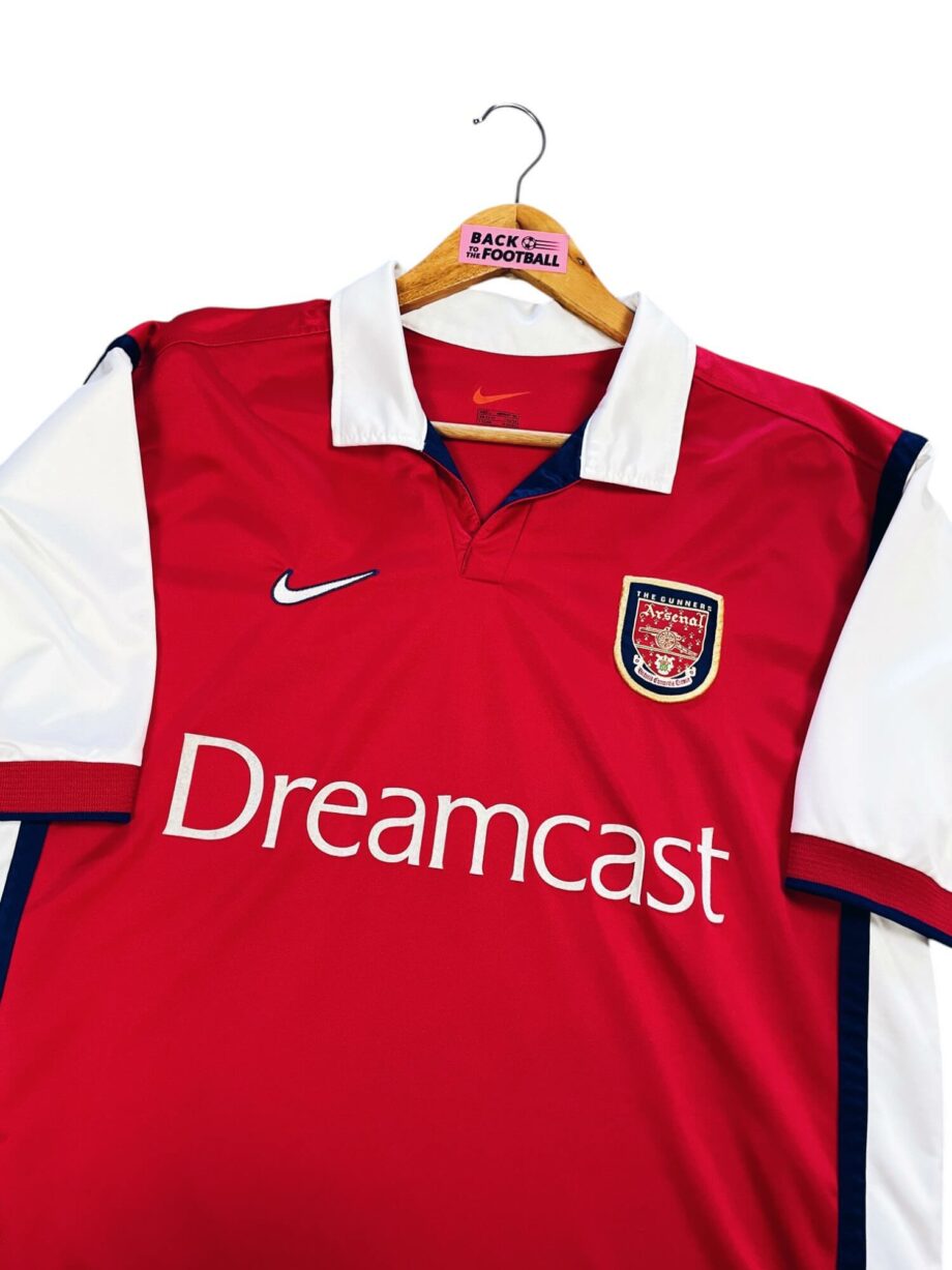 maillot vintage domicile Arsenal 1999/2000 floqué Henry #14