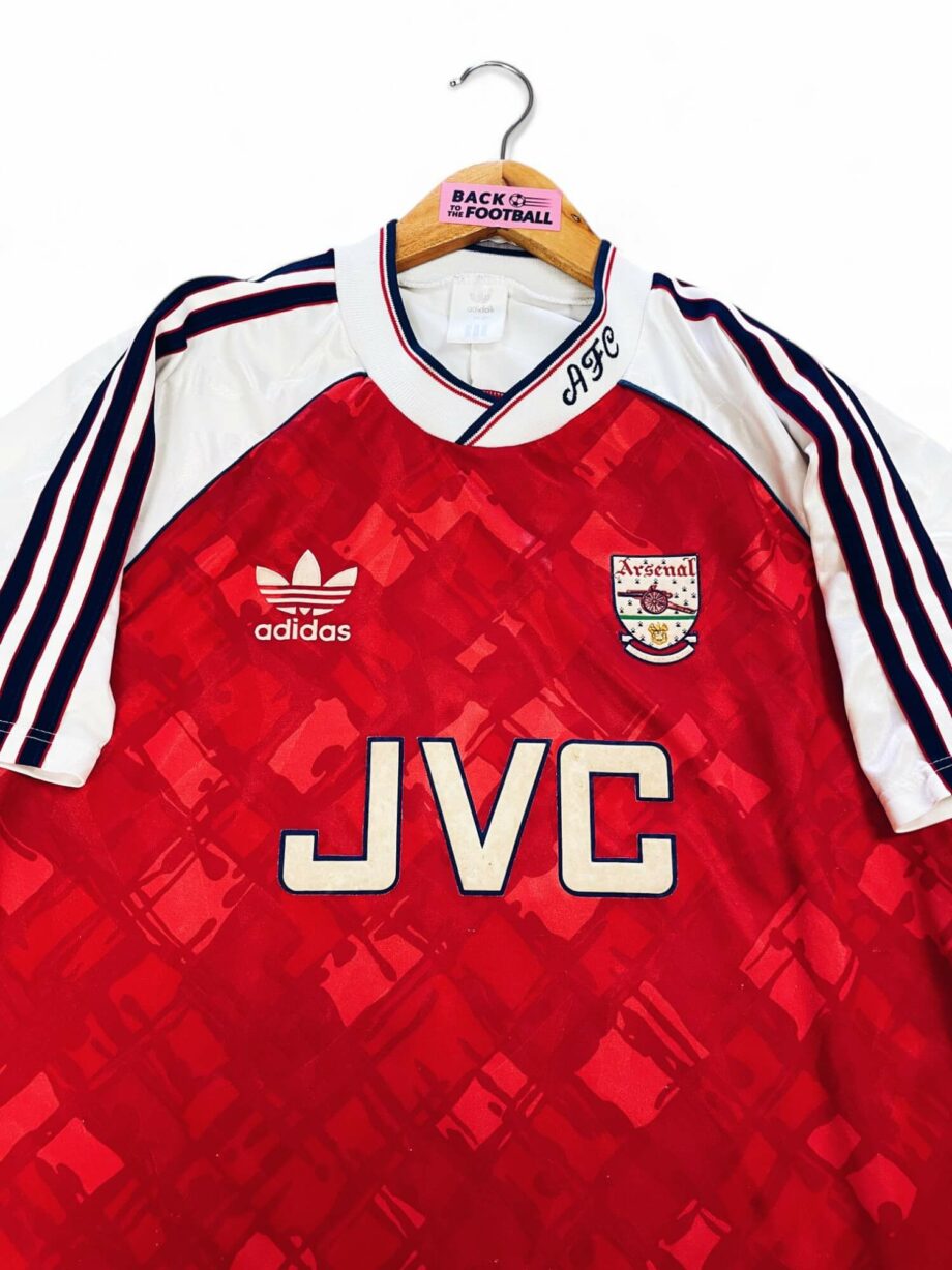 maillot vintage domicile Arsenal 1990/1992