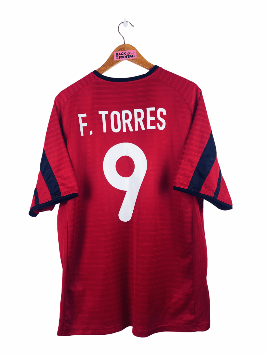 maillot vintage extérieur Atlético Madrid 2001/2002 floqué Torres #9